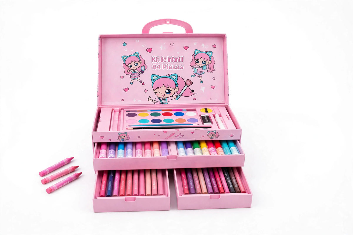 Kit de Arte Infantil 84 Piezas