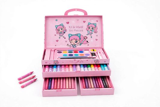 Kit de Arte Infantil 84 Piezas
