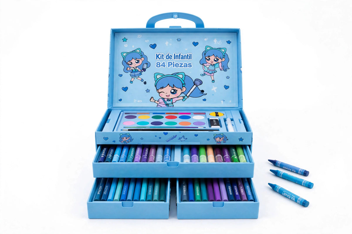 Kit de Arte Infantil 84 Piezas